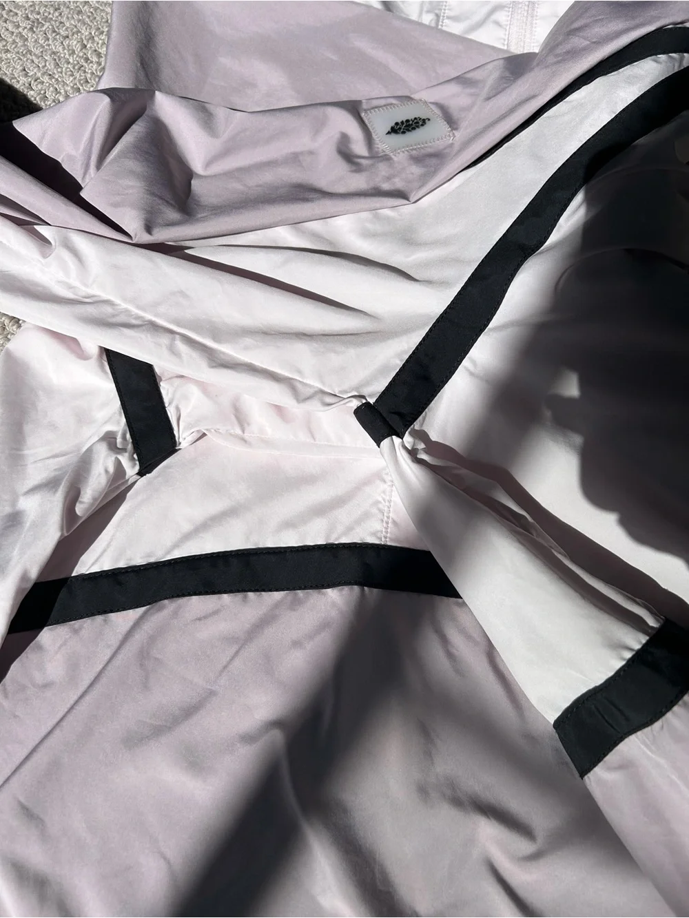 NWOT Free People Care FP Like The Wind Colorblock Jacket in Goal Post Combo - Picture 6 of 13